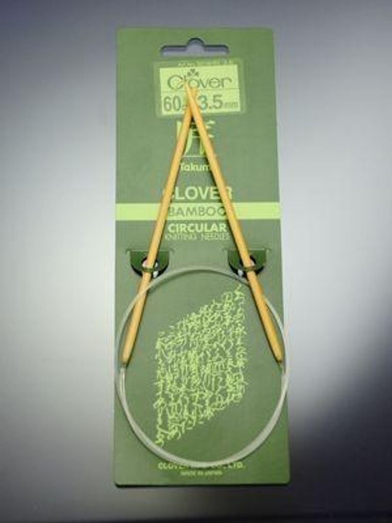 Clover Rundstricknadel Bambus Takumi : 3,50mm : 40cm