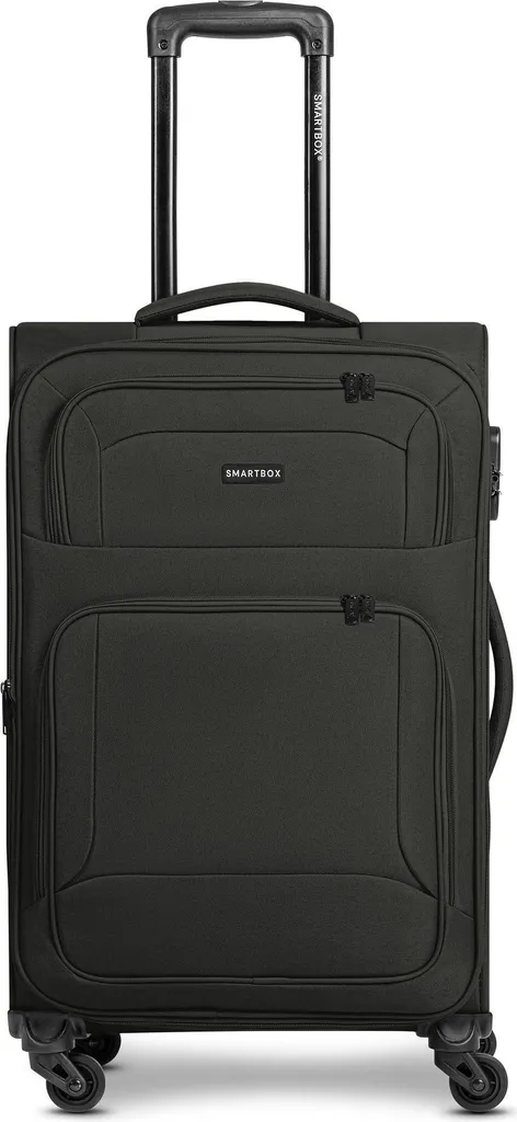 Valise extensible SMARTBOX Edition 04 trolley noir 4 roues 69cm
