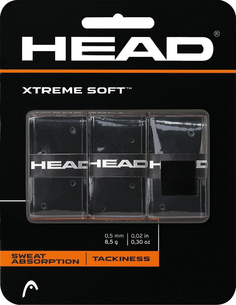HEAD Overgrip Xtreme Soft Schwarz 3er Pack Produktbild 