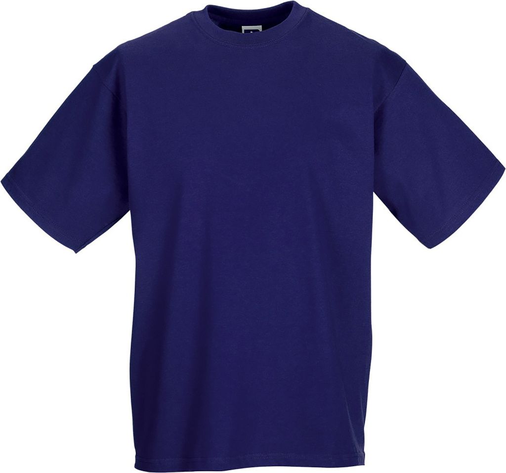 Russell Colours Classic T-Shirt für Männer BC577 (L) (Lila)