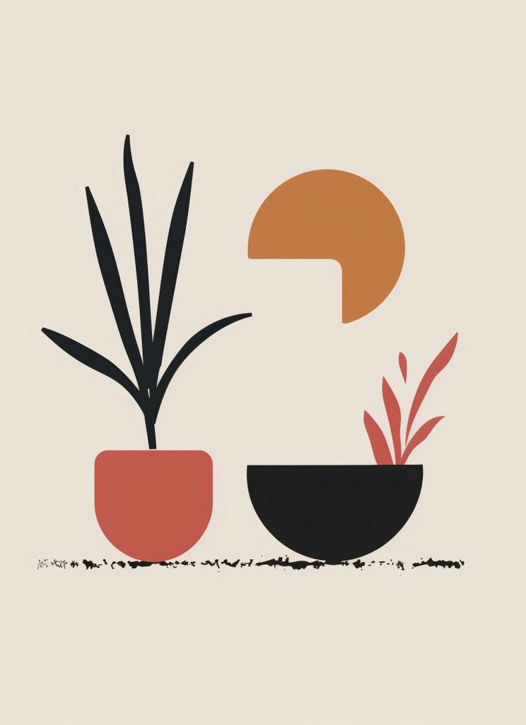 Plakat 40x55cm Hausgarten