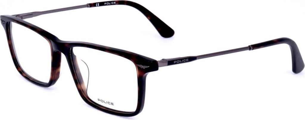 Police VPLD92 0722 SHINY DARK HAVANA 53/16/145 Herren Brillen