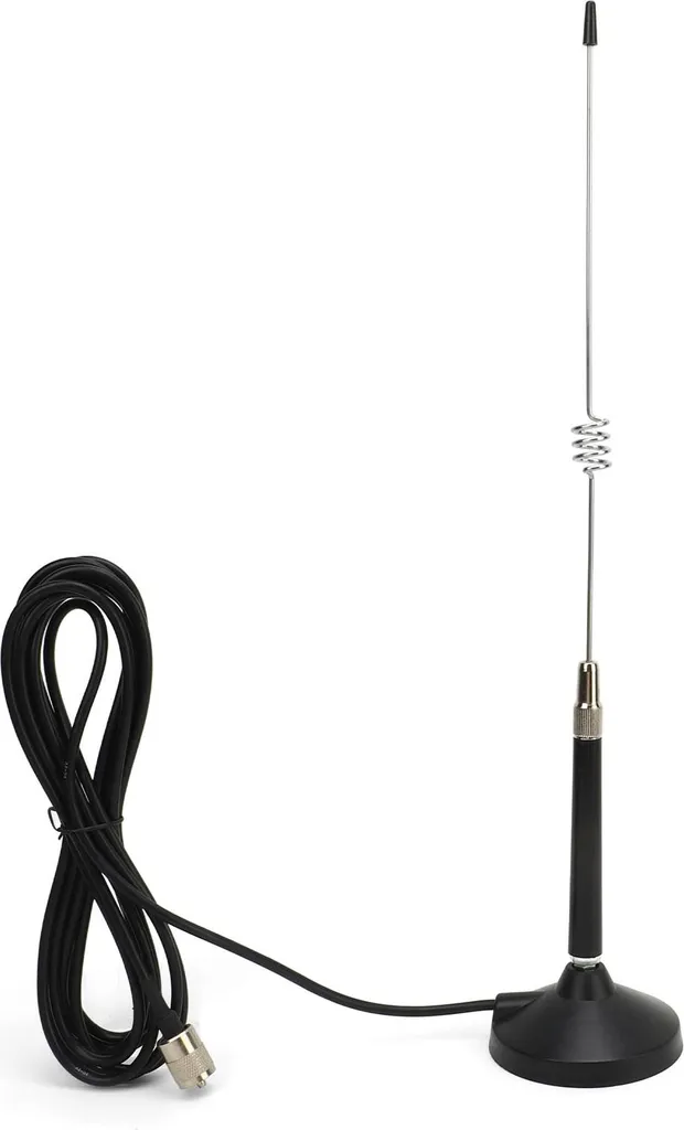 Vecys SMA Antenna 433 MHz Antenna 3dBi Adattatore Spina SMA 3m Cavo RG174 Base Magnetica
