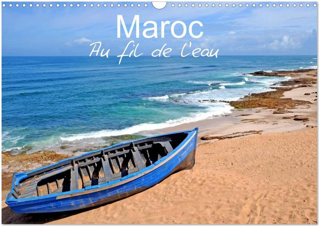 Maroc Au fil de l'eau (Calendrier mural 2026 DIN A3 vertical), CALVENDO calendrier mensuel