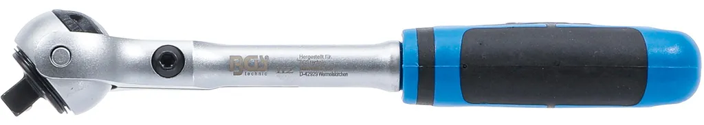 Clé à cliquet professionnelle à tête orientable 1/4 pouce modèle BGS - 3