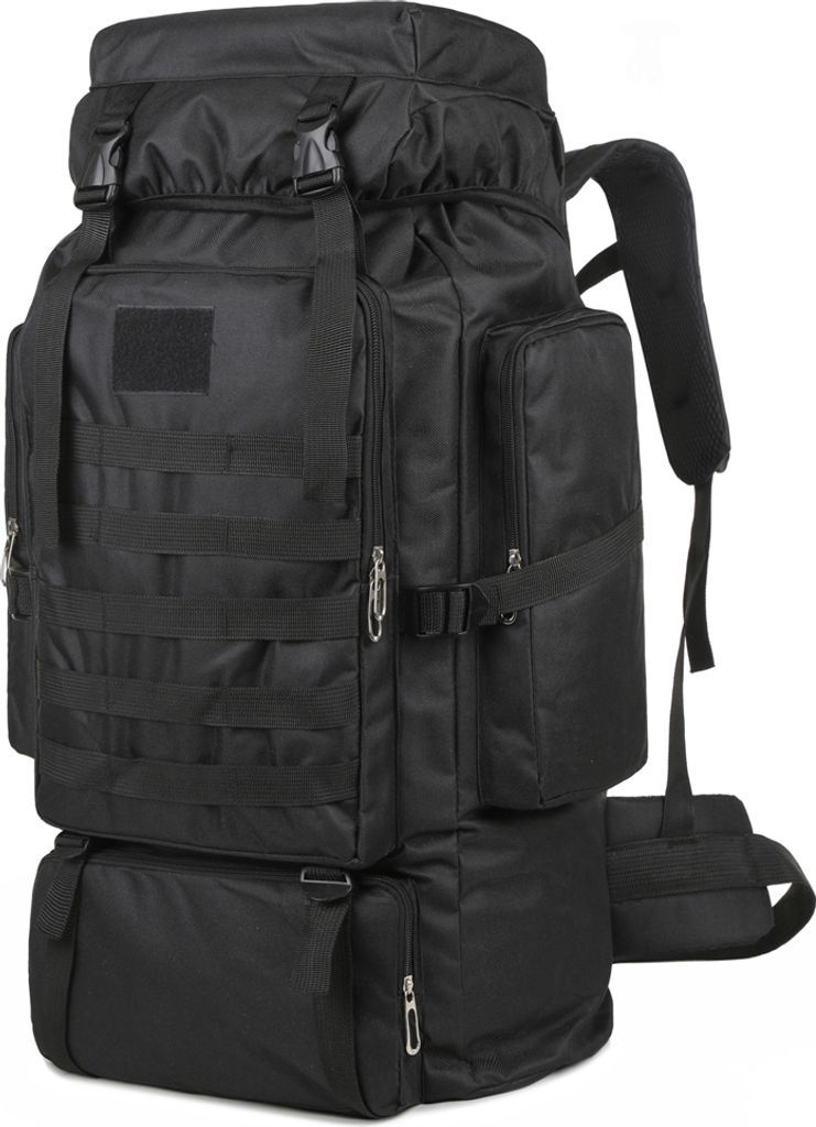Grosser Wanderrucksack, Outdoor-Camping-Rucksack, Canvas-Trekking-Rucksack