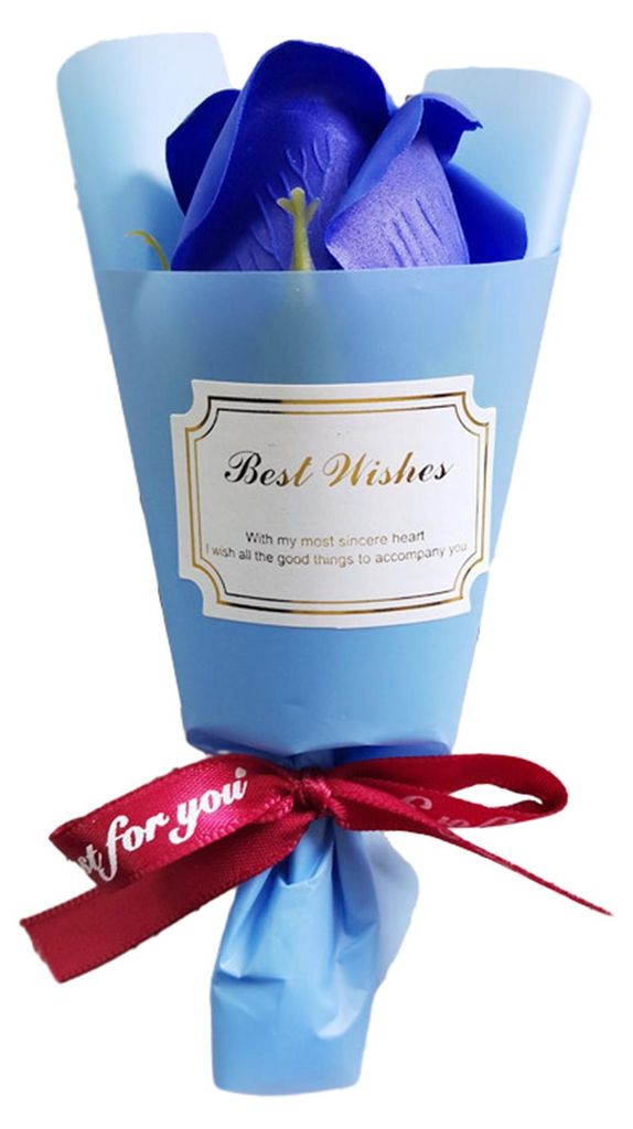 Mini-Aromatherapie-Seife Rosenstrauß, duftende künstliche konservierte Rosenblume, Valentinstagsgeschenk für Frauen, Freundin, Mutter, Ehefrau