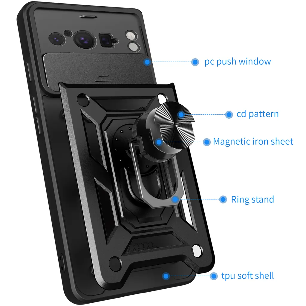 JETech Cover Magnetica per Google Pixel 8 Pro 6,7 Pollici 2023