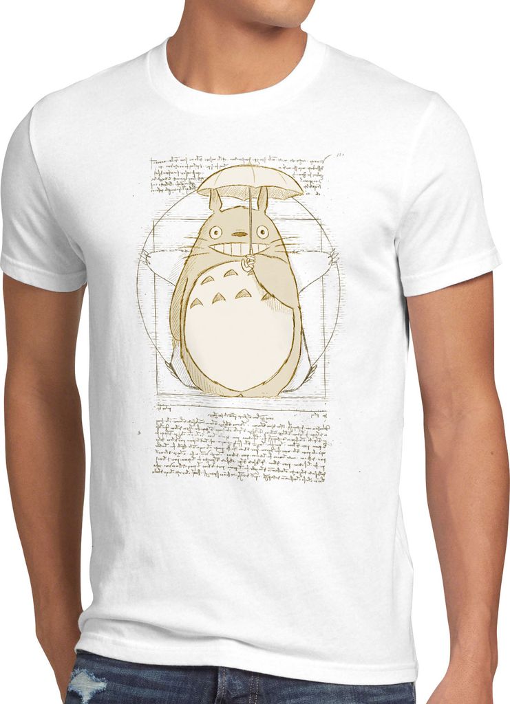 style3 Vitruvianischer Totoro Herren T-Shirt neko nachbar tonari no