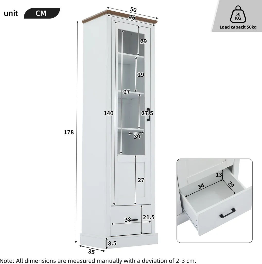 Vitrine de rangement anti-poussière blanche pour protéger vos objets - 4