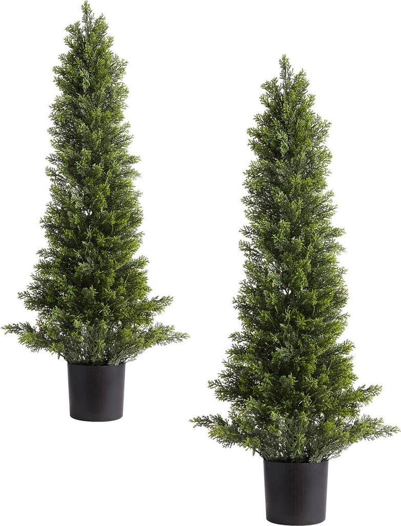 SucceBuy Künstliche Formschnitt-Zedernbäume, 2er-Set, 914 Produktbild 
