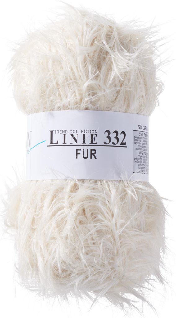 ONline Wolle Fur Linie 332 70m 50g Strickgarn Flauschgarn Handarbeitswolle Farbe 01