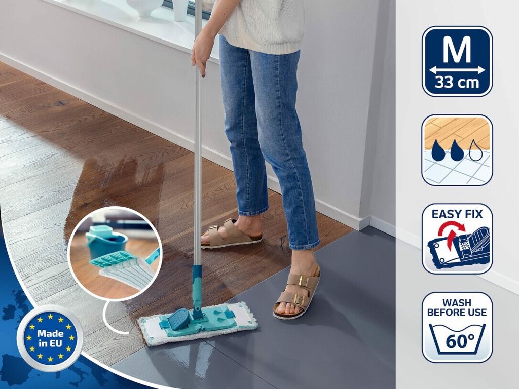 Leifheit Reiniging - Vloerwisser Picobello S, Micro Duo 57023