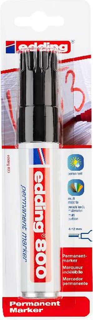 XL EDDING Permanentmarker, schwarz Produktbild 