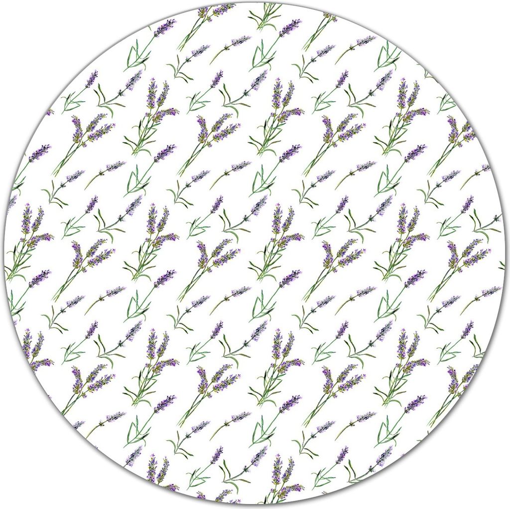 Glas-Herdabdeckplatte Glaskeramikkochfeld-Abdeckung Schneideplatten - 40 cm - Lila Lavendelblüten