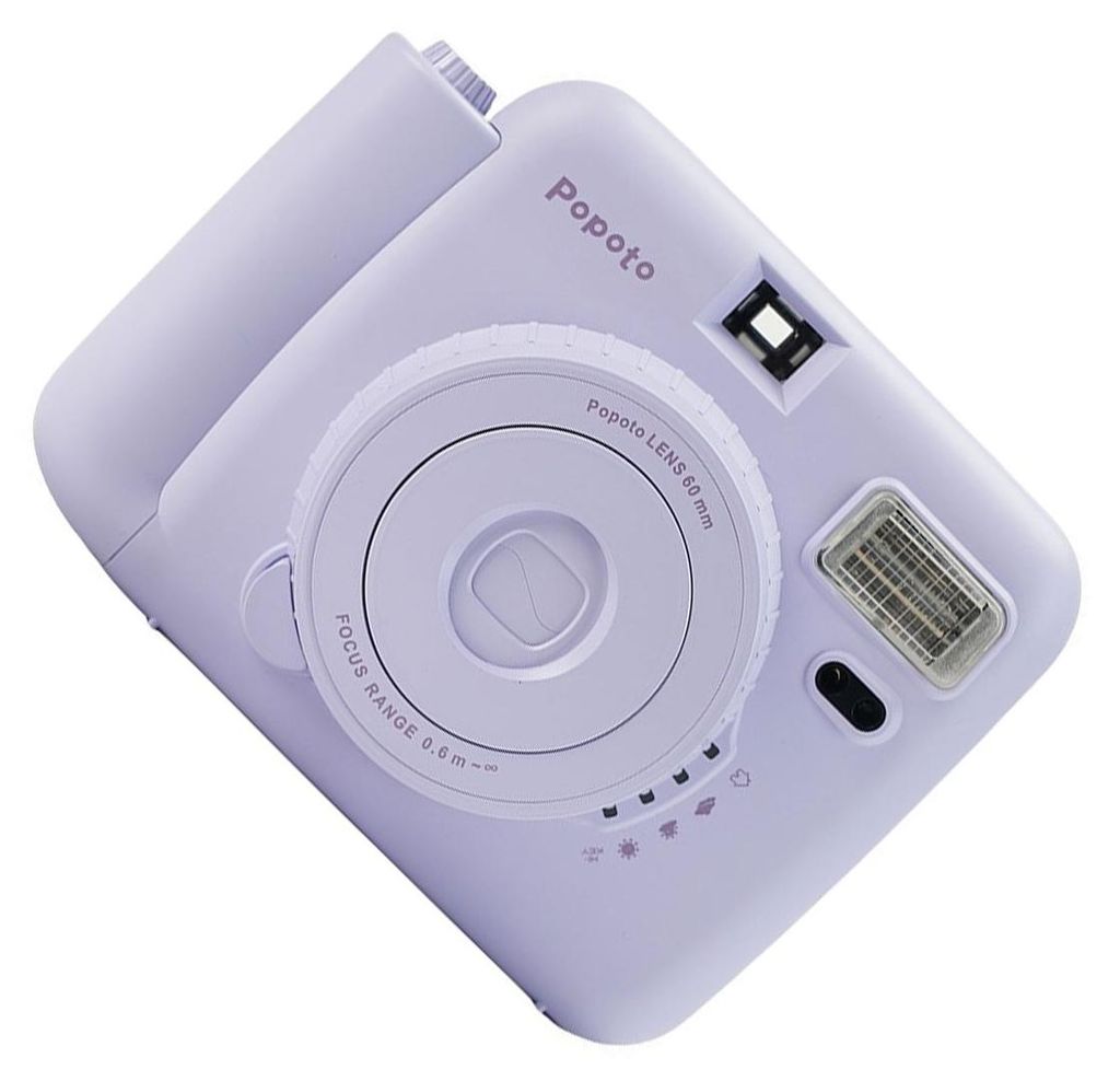 Sofortbildkamera mit Ein-Klick-Bedienung, automatischem Blitz und 62 x 46 mm Abzügen – ideal für Studenten, Reisen und Outdoor-Fotografie