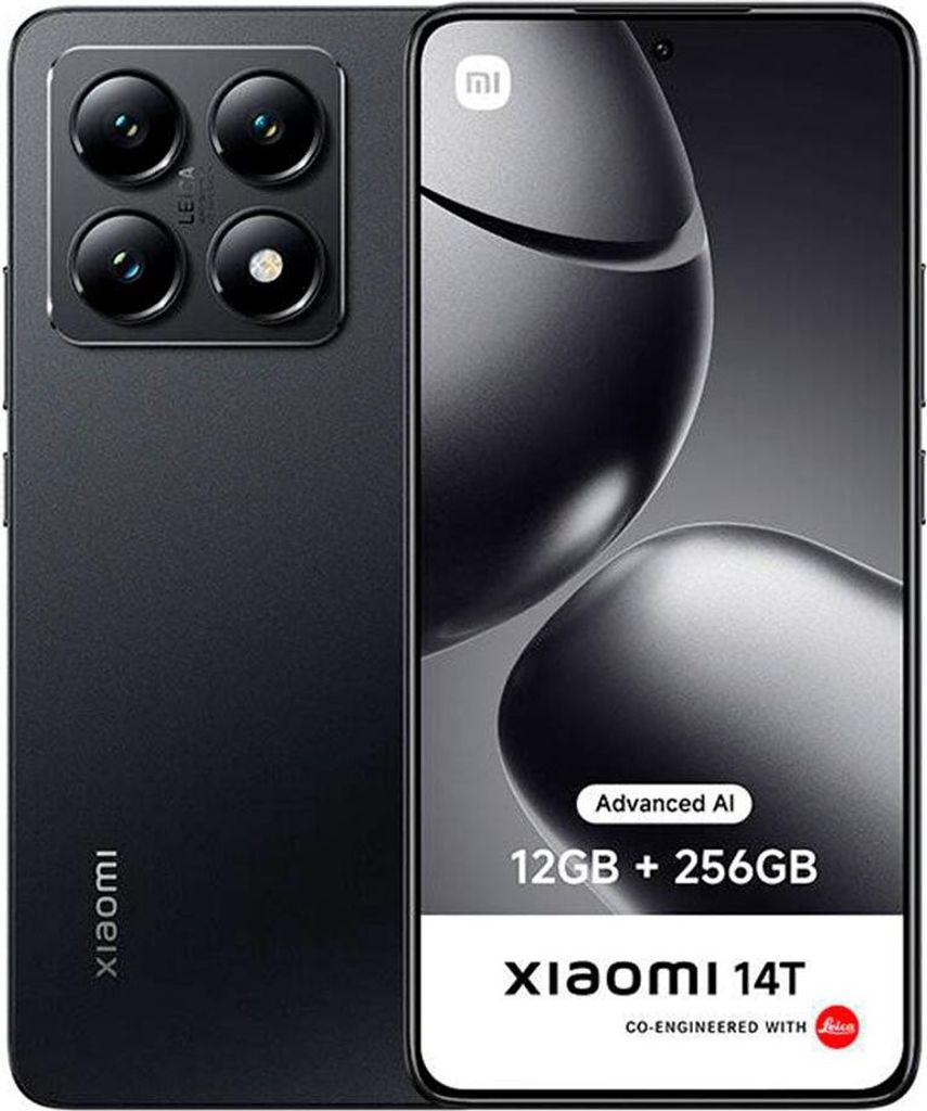 Xiaomi 14T 5G 256Go/12Go Double SIM Noir Image du produit 