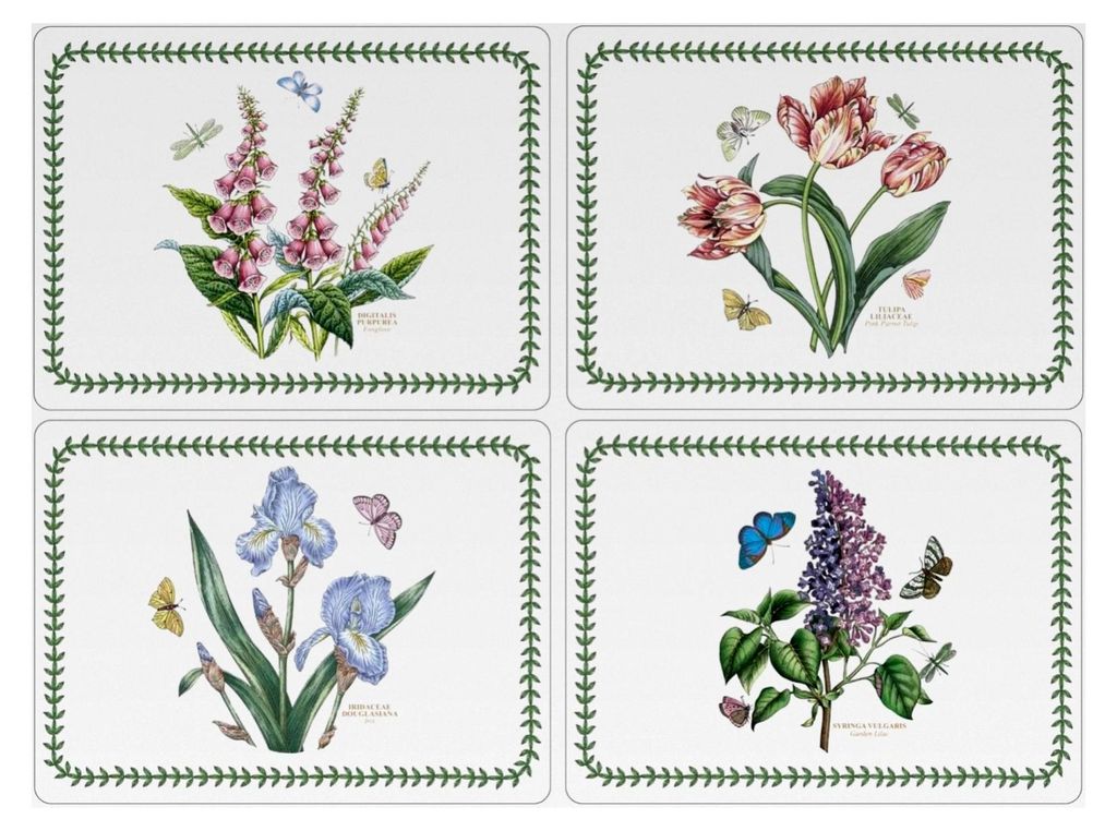 Platzsets Botanischer Garten 4 Stück (m)