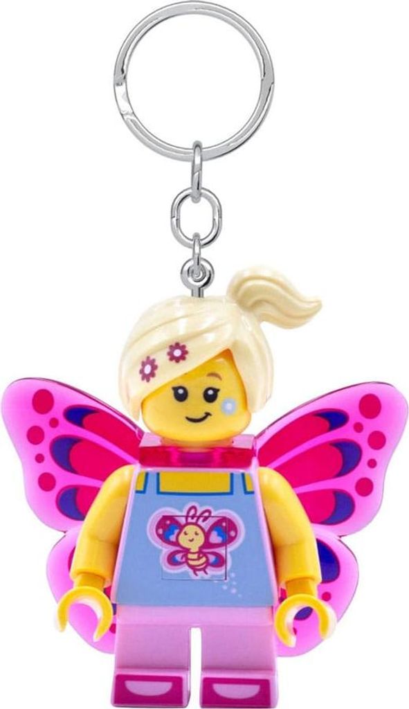 Porte-clés LEGO Iconic avec LED - Fille Papillon Image du produit 