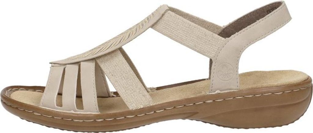 Rieker Sandalen Plat  Sandalen Plat - Beige - Maat 37 Produktbild 