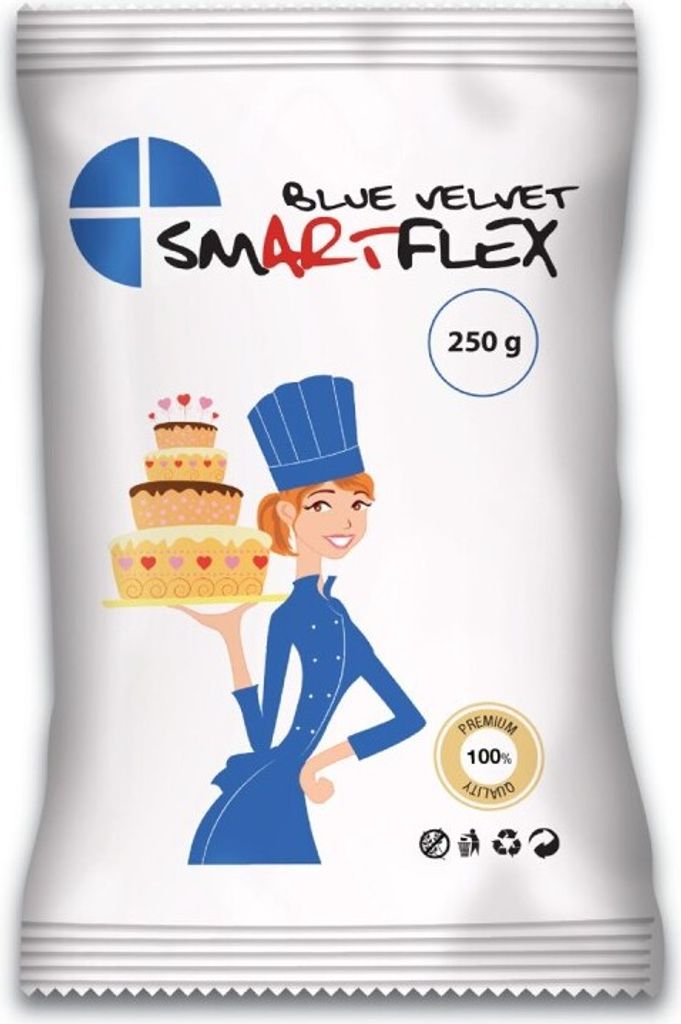 SmartFlex Fondant Blau Velvet 250g Produktbild 