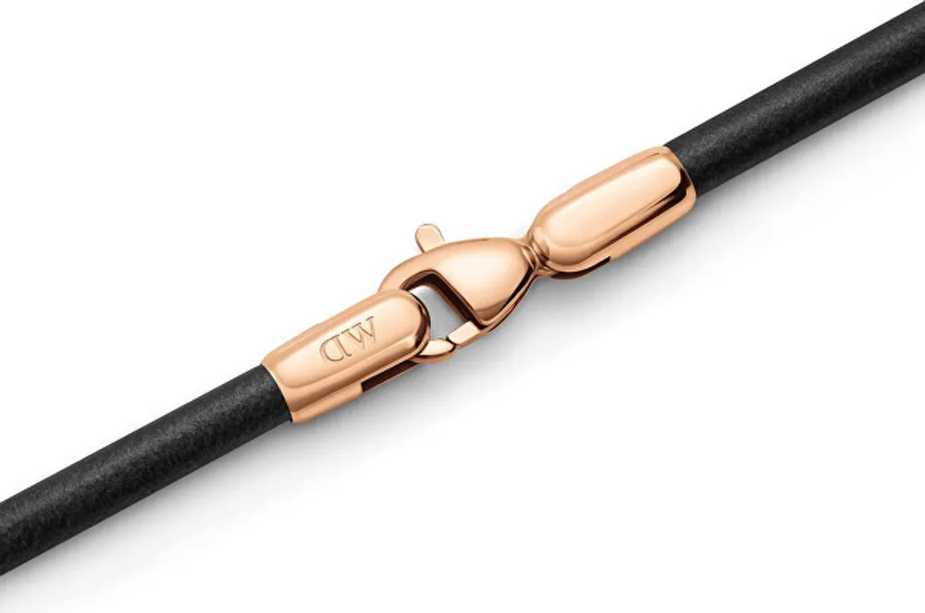 Bracciale Daniel Wellington Sheffield DW0040071 Pelle Nera 17,5cm
