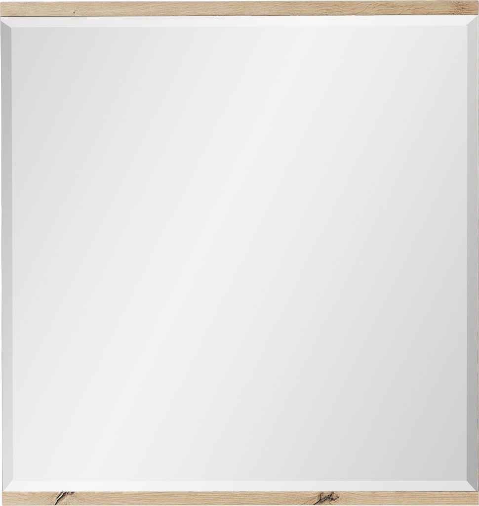 Garderobenspiegel >SIGNO II< (BxH: 80x85 cm) in Artisan Eiche / Spiegel aus MDF