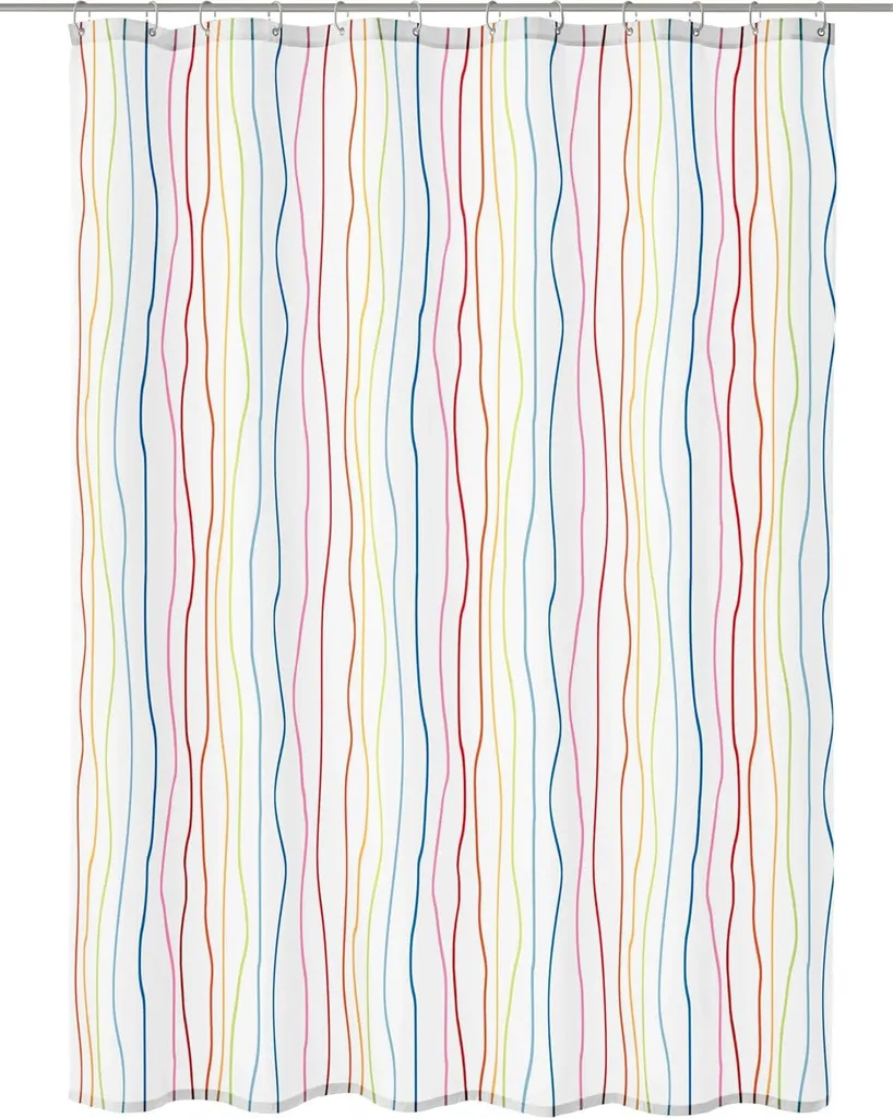 Rideau de douche textile 120x200 cm Jolie, accessoire de bain multicolore