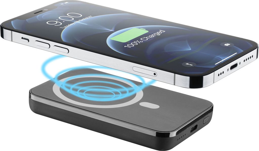 cellularline Powerbank PBMAGSFCOL5000WIRK 5.000mAh sw Produktbild 5