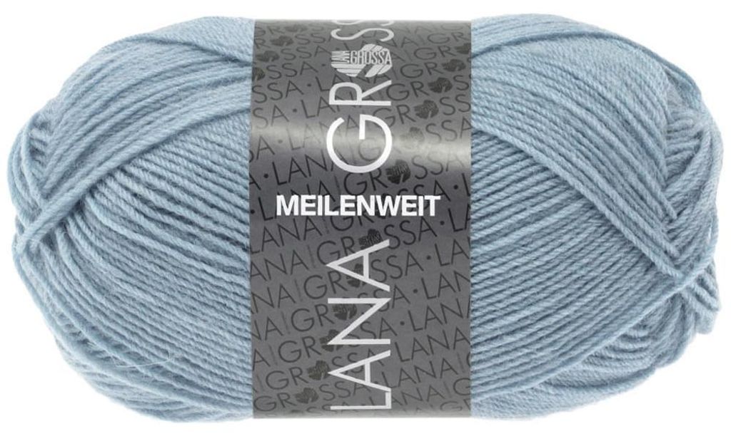 Lana Grossa - Meilenweit 4-fach 50g 1375 hellblau Produktbild 