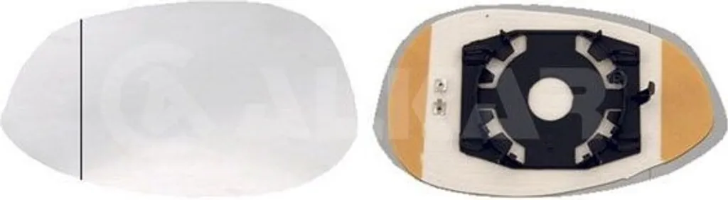 Alkar 6411461 Verre de Rétroviseur Gauche OE 71748264 pour Brera 939