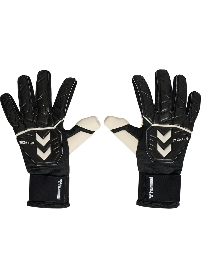 Gants de gardien Hummel hmlGK Mega Grip Taille 8 anti-glisse noir et blanc