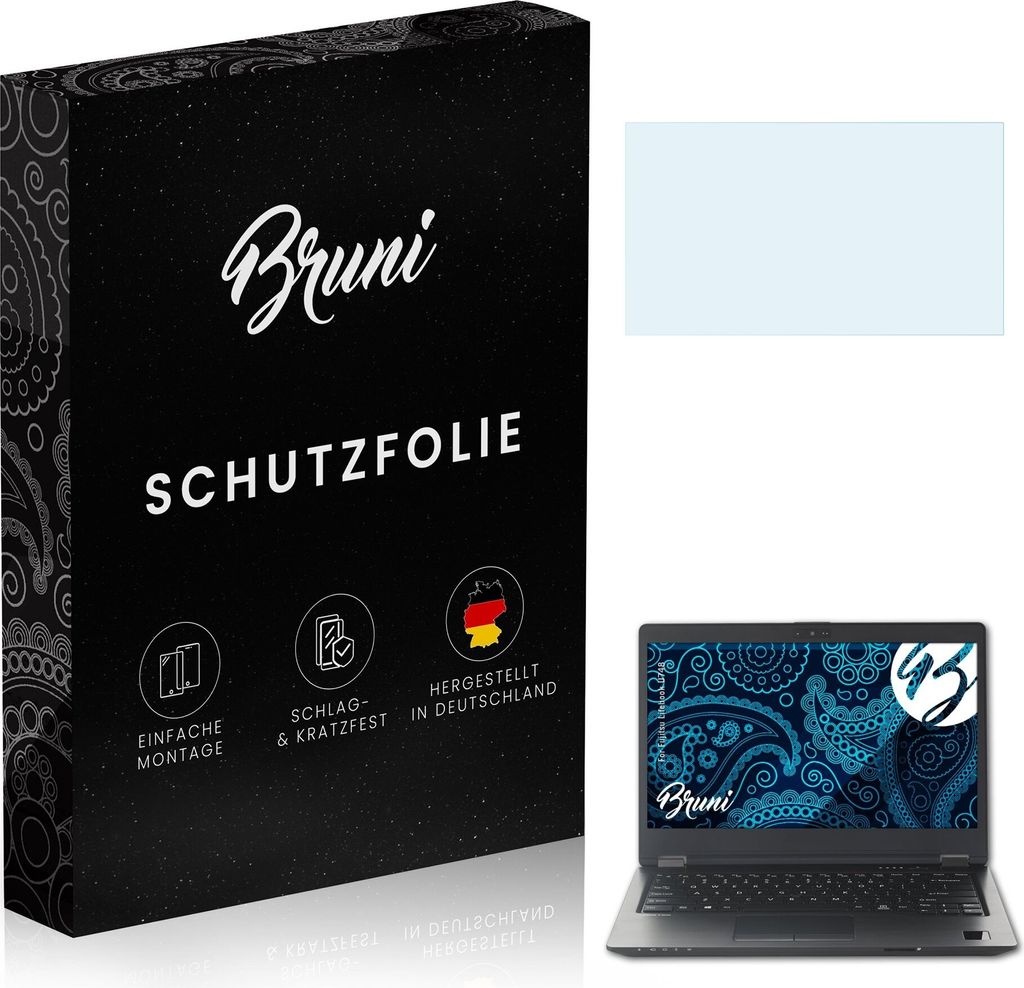 atFoliX 4061187830152, Laptop Bildschirmschutz, Transparent, Fujitsu, Lifebook U748, Klare Bildschirmschutzfolie, Kratzresistent