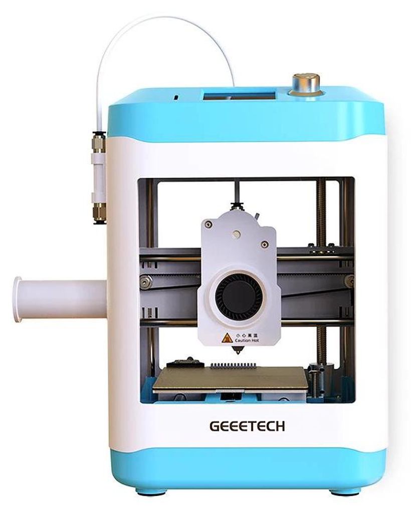 M1 FDM 3D-Drucker - Automatische Nivellierung - Bauraum 10×11×10 cm - Bis 250 mm/s - 0,4 mm Düse, 0,1 mm Präzision - USB/SD ohne WLAN - Weiß
