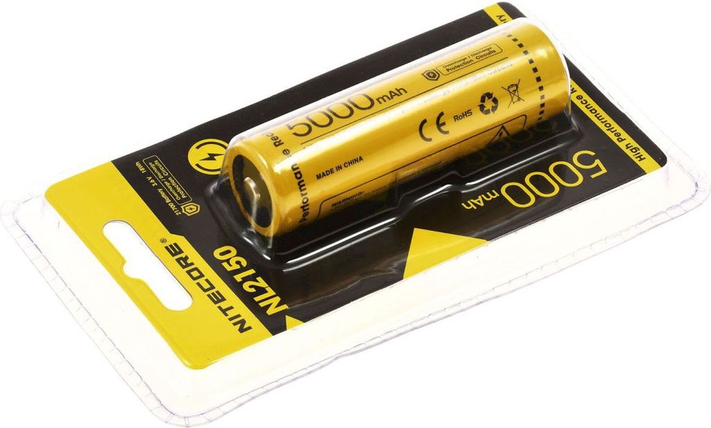 Nitecore Li-Ion Akku Typ 21700 NL2150, 5000mAh Produktbild 2