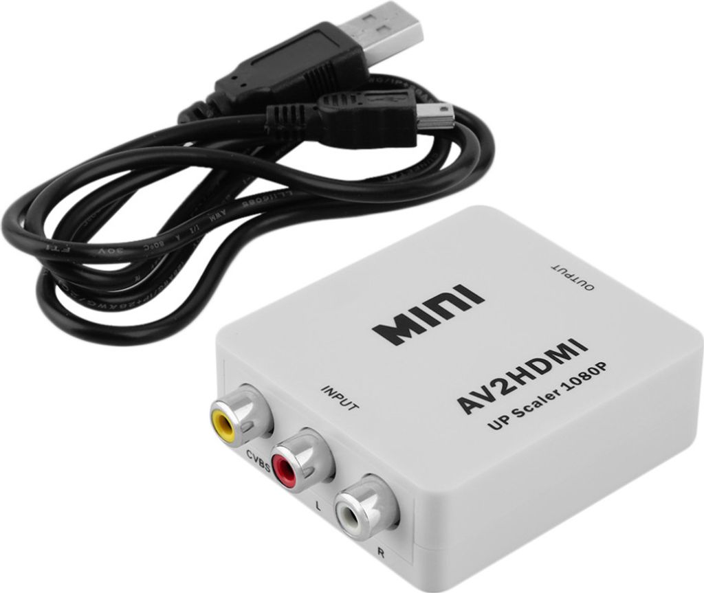 Prevodník Mini AV(RCA) na HDMI, 1080p, video a stereo zvuk Obrázok produktu 5