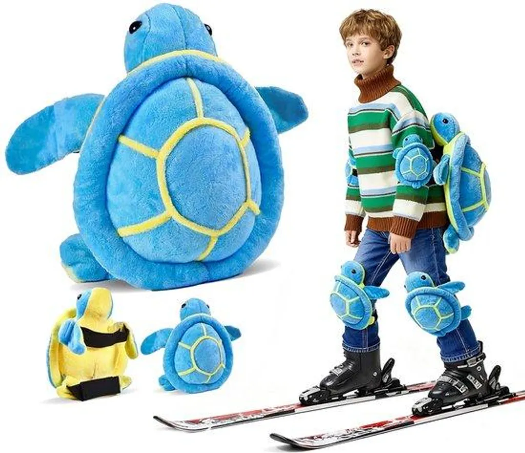 Genouillères de protection tortue très résistantes pour ski et skate