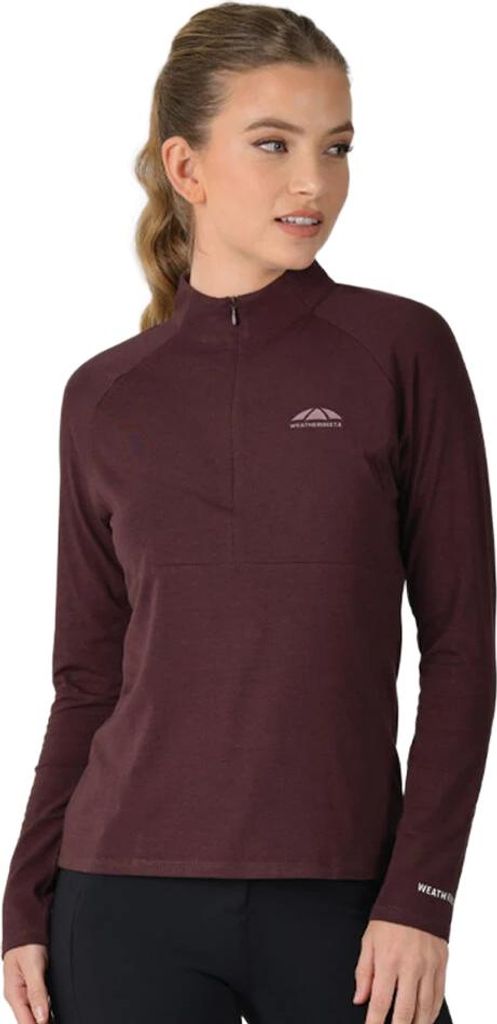 Weatherbeeta - "Performance" Base Layer Oberteil für Damen, Bambus, Langärmlig WB2326 (40 DE) (Maulbeere)