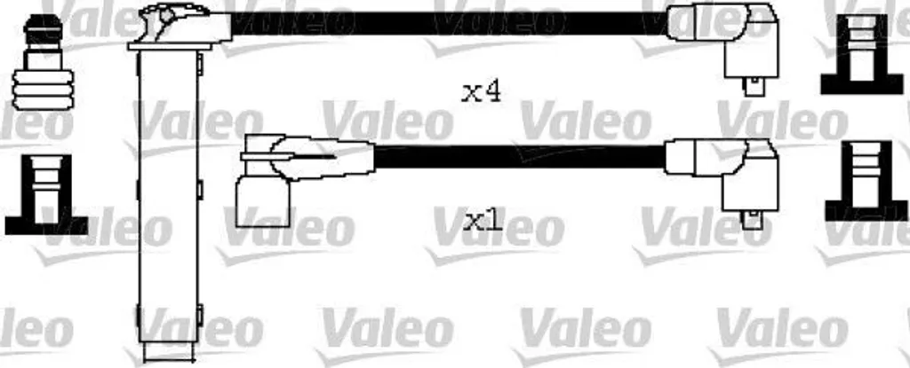 Câbles d'allumage pour réparation Land Rover Freelander L314 Valeo