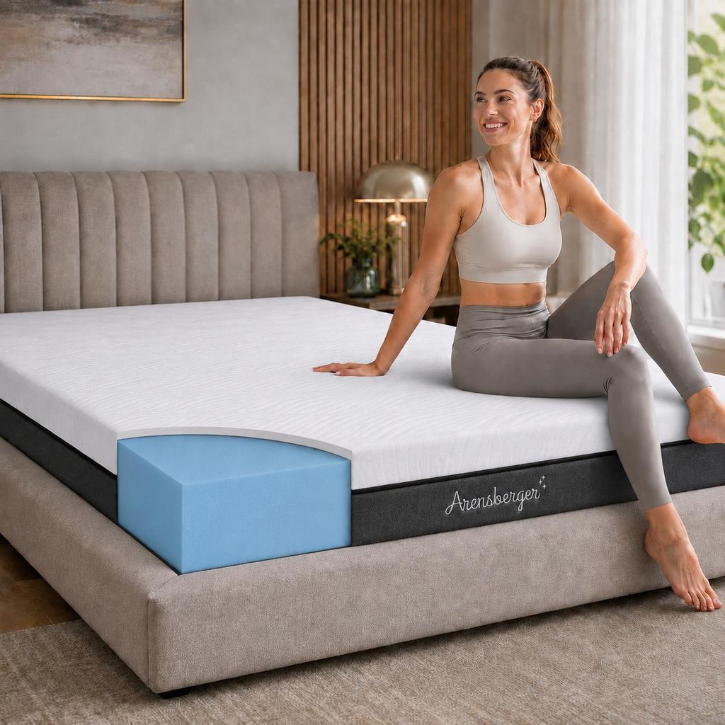 ARENSBERGER SARA  Gelschaum Matratze 90x190 cm – 16 cm Produktbild 
