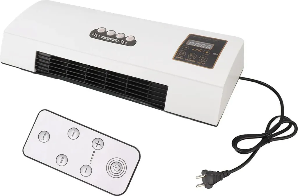 Ventilatore Bianco Senza Pale per Benessere Notturno e Telecomando