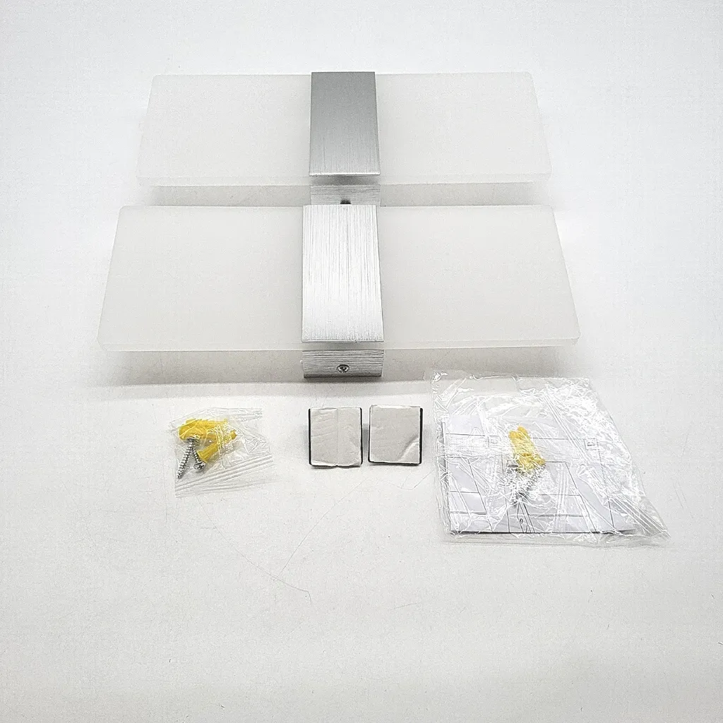 Klighten Lot de 2 Appliques Murales LED 12W en Acrylique Moderne