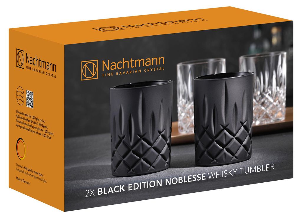 Nachtmann Whisky Tumbler, čierna, súprava/2, model 617/71, Obrázok produktu 