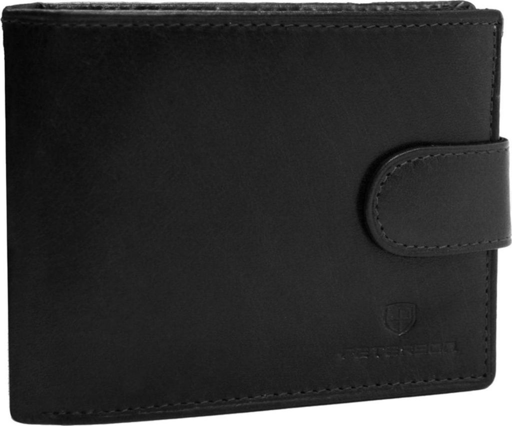 Peterson Portemonnaie aus Leder für Männer Selly schwarz One size