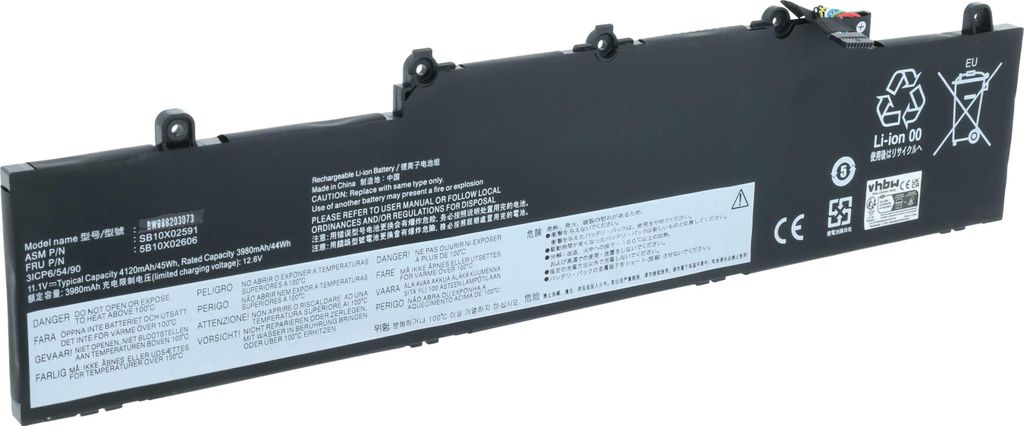 vhbw Akku Ersatz für Lenovo 5B10X02600, L19L3PD5, L19M3PD5, Produktbild 