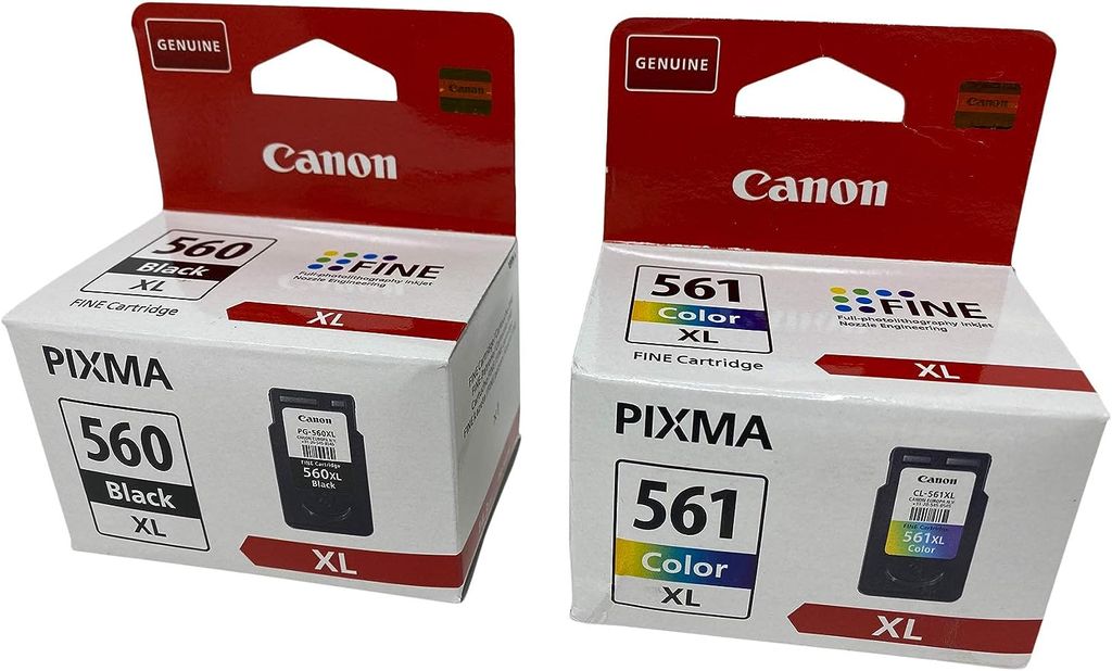 Original Canon Patronen PG 560 + CL 561 PIXMA TS 5350 5351 5352 5353 Tinte  Set