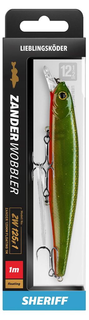 Lieblingsköder Zanderwobbler 12,5cm Sheriff Produktbild 