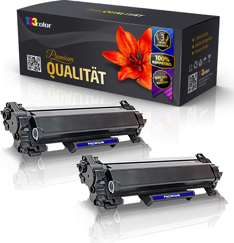 Print-Klex 2x Kompatible Tonerkartuschen kompatibel mit Brother DCP-L 2510 D DCP-L 2512 D DCP-L 2530 DW DCP-L 2537 DW DCP-L 2550 DN TN2420 TN 2420 ...