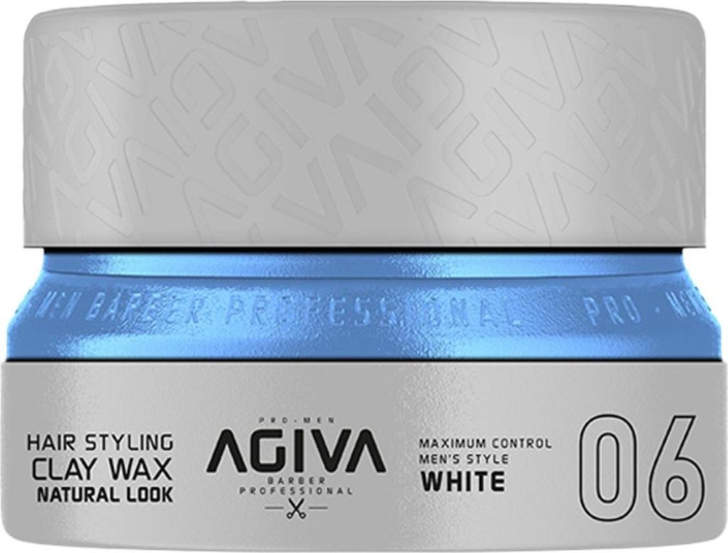 Agiva Hair Styling Clay Wax Natural Look - White 06 155 ml