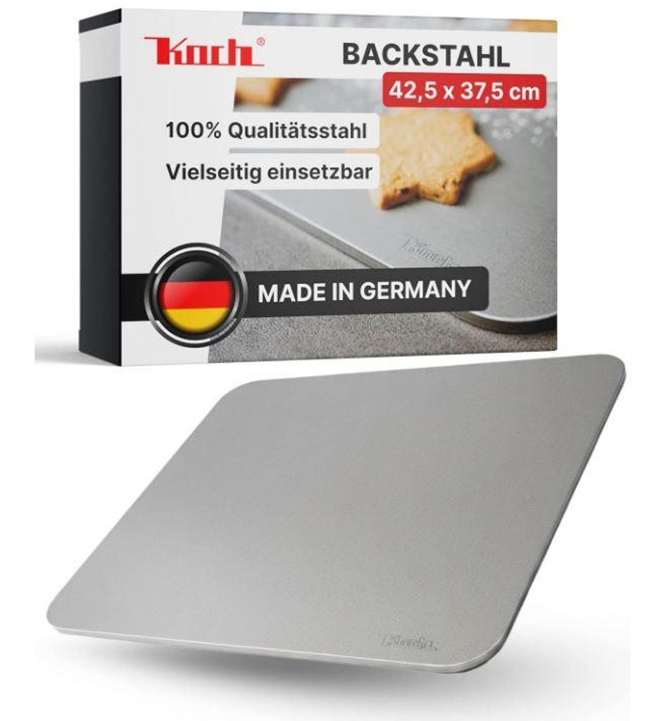 KOCH #75 BACKSTAHL 42,5 x 37,5 x 0,6 cm massive Qualität Produktbild 